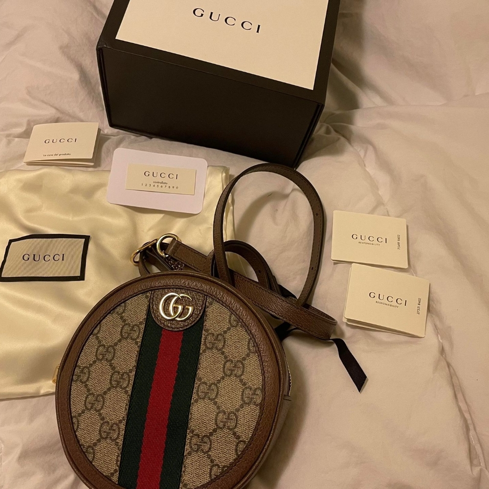 Sold Gucci Brand New Authentic Ophidia mini backpack